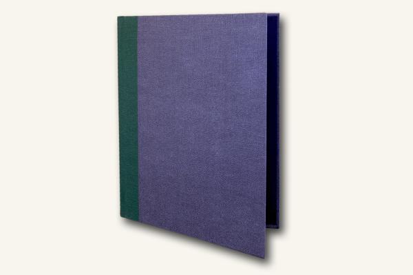 Music folder anthracite with green linen back orchestra folder